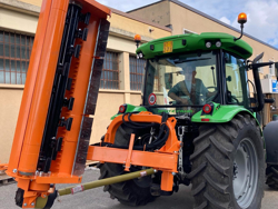 trincia argini per trattore serie pesante a mazze 180cm di taglio trinciasarmenti mod alce 180