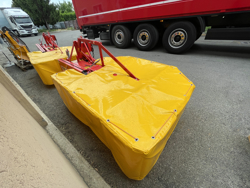 falciatrice rotante 2 tamburi per trattore braccio corto drf 135 mini