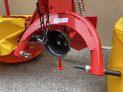 falciatrice rotante 2 tamburi per trattore braccio corto drf 135 mini