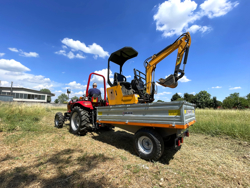 rimorchio agricolo trilaterale omologato per trattore mod rm 14 t3