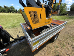 rimorchio agricolo trilaterale omologato per trattore mod rm 14 t3