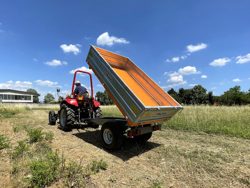 rimorchio agricolo trilaterale omologato per trattore mod rm 14 t3