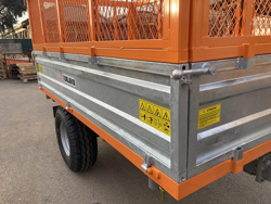 rimorchio agricolo trilaterale omologato per trattore mod rm 14t3s