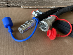 rotore idraulico per trivella su miniescavatore mod grhd