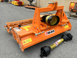 fresa interrasassi professionale 115cm di lavoro utile con rullo per trattore mod dfu 120
