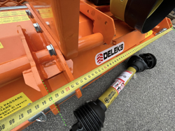 fresa interrasassi professionale 115cm di lavoro utile con rullo per trattore mod dfu 120