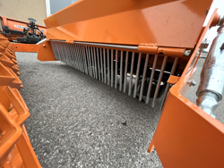 fresa agricola interrasassi 135 cm lavoro utile con rullo per l orto e letto di semina mod dfu 140