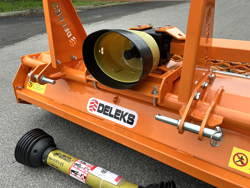 fresa agricola interrasassi 135 cm lavoro utile con rullo per l orto e letto di semina mod dfu 140