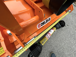 fresa agricola interrasassi 135 cm lavoro utile con rullo per l orto e letto di semina mod dfu 140