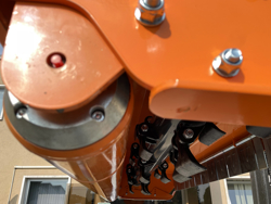 trinciatrice a mazze con spostamento idraulico per trattrice mod grizzly 200