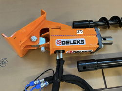 rotore idraulico per trivella su miniescavatore mod zhd