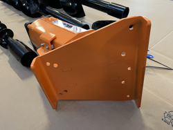 rotore idraulico per trivella su miniescavatore mod zhd