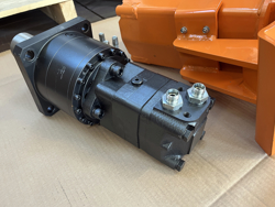 rotore idraulico per trivella su miniescavatore mod zhd