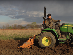 zappatrice per trattore serie media 150cm di lavoro spostamento manuale mod dfm 150