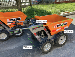 motocarriola 4x4 motore a scoppio briggs&stratton md 400