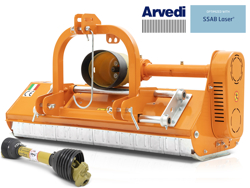 trincia trinciasarmenti spostabile per trattore serie leggera da 140cm di taglio erba e sarmenti lince sp140