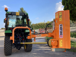 trincia argini a mazze leggera polivalente per trattore mod volpe 120