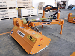 trincia fossi per trattore a mazze spostabile serie leggera mod volpe 140