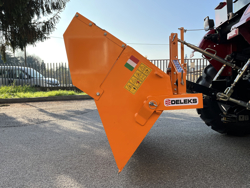paletta 120cm con ribaltamento a leva per trattore pala meccanica mod bucket 140 l