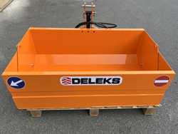 paletta 120cm con ribaltamento a leva per trattore pala meccanica mod bucket 120 h