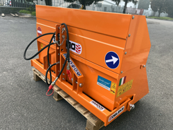 paletta 120cm con ribaltamento a leva per trattore pala meccanica mod bucket 120 h l