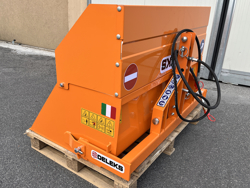 paletta 120cm con ribaltamento a leva per trattore pala meccanica mod bucket 120 h l