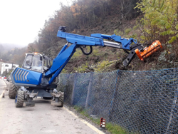 trincia rovi per miniescavatore da 120cm decespugliatore idraulico mod arh 120