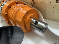 rotore idraulico per trivella su miniescavatore zhd305