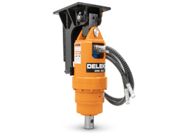 rotore idraulico per trivella su miniescavatore zhd305