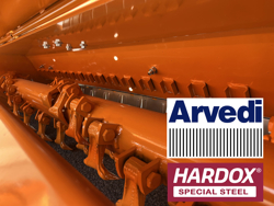 trincia erba e sarmenti a mazze serie media da 140cm di taglio per trattore da frutteto mod leopard 140 sph