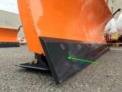 spazzaneve 175cm serie media attacco per furgone autocarro mod ln 175 j