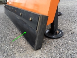 spazzaneve 175cm serie media attacco per furgone autocarro mod ln 175 j