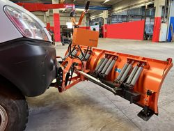 spazzaneve 200cm serie media attacco per furgone autocarro mod ln 200 j