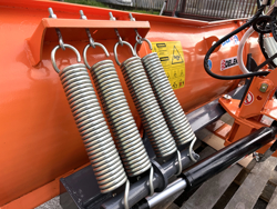 spazzaneve 200cm serie media attacco per furgone autocarro mod ln 200 j