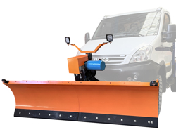 lama spazzaneve 220cm serie media attacco per furgone autocarro mod ln 220 j