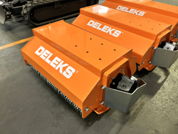 trincia rovi per miniescavatore da 80cm decespugliatore idraulico mod arm 80