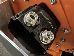 trincia rovi per miniescavatore da 80cm decespugliatore idraulico mod arm 80