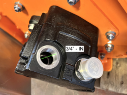 trincia rovi per miniescavatore da 80cm decespugliatore idraulico mod arm 80