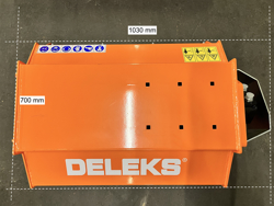 trincia rovi per miniescavatore da 80cm decespugliatore idraulico mod arm 80