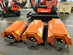 trincia rovi per miniescavatore da 80cm decespugliatore idraulico mod arm 80