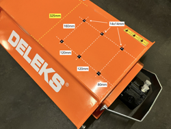 trincia rovi per miniescavatore da 100cm decespugliatore idraulico mod arm 100