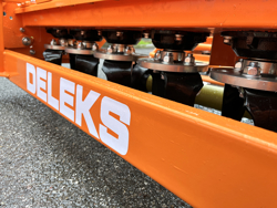 erpice rotante con rullo per trattore kr 120