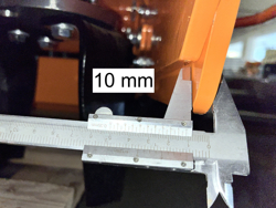 erpice rotante con rullo per trattore kr 120