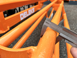 erpice rotante con rullo per trattore kr 120