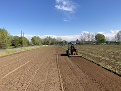 erpice rotante con rullo per trattore kr 160