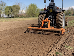 erpice rotante con rullo per trattore kr 160