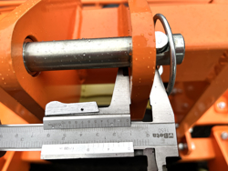 erpice rotante con rullo per trattore kr 160