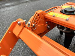 erpice rotante con rullo per trattore kr 160