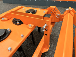 erpice rotante con rullo per trattore kr 160