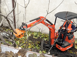 cesoia forestale pinza per tronchi miniescavatori mod cf 10